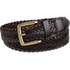 Amazon Essentials Men’s Fully Adjustable Braided Casual Dress Belt(Dark Brown)
