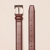 Amazon Essentials Men’s Leather Belt with Metal Buckle, Classic Work Style(Tan)