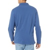 Amazon Essentials Men’s Long-Sleeve Pique Polo Shirt(Blue)