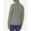 Amazon Essentials Men’s Long-Sleeve Pique Polo Shirt(Medium Grey Heather)