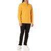 Amazon Essentials Men’s Long-Sleeve Pique Polo Shirt(Sunflower)