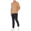 Amazon Essentials Men’s Long-Sleeve Soft Touch Rib Quarter-Zip Sweater(Camel)