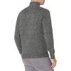 Amazon Essentials Men’s Long-Sleeve Soft Touch Rib Quarter-Zip Sweater(Charcoal Marl)