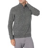 Amazon Essentials Men’s Long-Sleeve Soft Touch Rib Quarter-Zip Sweater(Charcoal Marl)