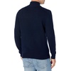 Amazon Essentials Men’s Long-Sleeve Soft Touch Rib Quarter-Zip Sweater(Navy)