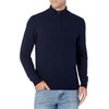 Amazon Essentials Men’s Long-Sleeve Soft Touch Rib Quarter-Zip Sweater(Navy)