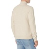 Amazon Essentials Men’s Long-Sleeve Soft Touch Rib Quarter-Zip Sweater(Off-white)