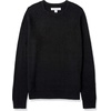 Amazon Essentials Men’s Long-Sleeve Soft Touch Sweater(Black)