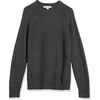 Amazon Essentials Men’s Long-Sleeve Soft Touch Sweater(Charcoal Heather)
