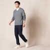 Amazon Essentials Men’s Long-Sleeve Soft Touch Sweater(Charcoal Marl)