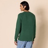 Amazon Essentials Men’s Long-Sleeve Soft Touch Sweater(Green)