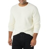 Amazon Essentials Men’s Long-Sleeve Soft Touch Sweater(Ivory)