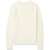Amazon Essentials Men’s Long-Sleeve Soft Touch Sweater(Ivory)