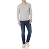 Amazon Essentials Men’s Long-Sleeve Soft Touch Sweater(Light Grey)