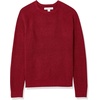 Amazon Essentials Men’s Long-Sleeve Soft Touch Sweater(Red)