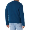 Amazon Essentials Men’s Long-Sleeve Soft Touch Waffle Stitch Crewneck Sweater(Blue)