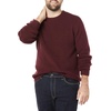 Amazon Essentials Men’s Long-Sleeve Soft Touch Waffle Stitch Crewneck Sweater(Burgundy)