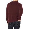 Amazon Essentials Men’s Long-Sleeve Soft Touch Waffle Stitch Crewneck Sweater(Burgundy)