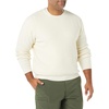 Amazon Essentials Men’s Long-Sleeve Soft Touch Waffle Stitch Crewneck Sweater(Ivory)