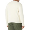 Amazon Essentials Men’s Long-Sleeve Soft Touch Waffle Stitch Crewneck Sweater(Ivory)