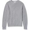 Amazon Essentials Men’s Long-Sleeve Soft Touch Waffle Stitch Crewneck Sweater(Light Grey Heather)