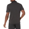 Amazon Essentials Men’s Moisture Wicking Golf Polo Shirt, Short Sleeve, Slim-Fit, Quick-Dry, Active Wear(Black Stripe)