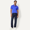 Amazon Essentials Men’s Moisture Wicking Golf Polo Shirt, Short Sleeve, Slim-Fit, Quick-Dry, Active Wear(Blue)