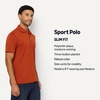 Amazon Essentials Men’s Moisture Wicking Golf Polo Shirt, Short Sleeve, Slim-Fit, Quick-Dry, Active Wear(Brick Red)