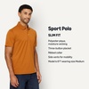 Amazon Essentials Men’s Moisture Wicking Golf Polo Shirt, Short Sleeve, Slim-Fit, Quick-Dry, Active Wear(Caramel)