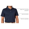Amazon Essentials Men’s Moisture Wicking Golf Polo Shirt, Short Sleeve, Slim-Fit, Quick-Dry, Active Wear(Dark Navy)