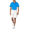 Amazon Essentials Men’s Moisture Wicking Golf Polo Shirt, Short Sleeve, Slim-Fit, Quick-Dry, Active Wear(Electric Blue)