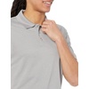 Amazon Essentials Men’s Moisture Wicking Golf Polo Shirt, Short Sleeve, Slim-Fit, Quick-Dry, Active Wear(Light Grey Heather)