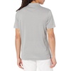 Amazon Essentials Men’s Moisture Wicking Golf Polo Shirt, Short Sleeve, Slim-Fit, Quick-Dry, Active Wear(Light Grey Heather)
