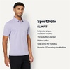 Amazon Essentials Men’s Moisture Wicking Golf Polo Shirt, Short Sleeve, Slim-Fit, Quick-Dry, Active Wear(Lilac)