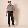 Amazon Essentials Men’s Moisture Wicking Golf Polo Shirt, Short Sleeve, Slim-Fit, Quick-Dry, Active Wear(Medium Heather Grey)