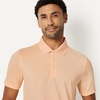 Amazon Essentials Men’s Moisture Wicking Golf Polo Shirt, Short Sleeve, Slim-Fit, Quick-Dry, Active Wear(Pale Peach)