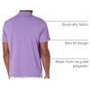 Amazon Essentials Men’s Moisture Wicking Golf Polo Shirt, Short Sleeve, Slim-Fit, Quick-Dry, Active Wear(Purple Heather)