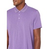 Amazon Essentials Men’s Moisture Wicking Golf Polo Shirt, Short Sleeve, Slim-Fit, Quick-Dry, Active Wear(Purple Heather)