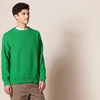 Amazon Essentials Men’s Oversized Crewneck Sweater, Textured, Loose Fit(Green)