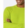 Amazon Essentials Men’s Oversized Crewneck Sweater, Textured, Loose Fit(Lime Green)