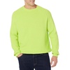 Amazon Essentials Men’s Oversized Crewneck Sweater, Textured, Loose Fit(Lime Green)