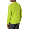 Amazon Essentials Men’s Oversized Crewneck Sweater, Textured, Loose Fit(Lime Green)