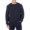 Amazon Essentials Men’s Oversized Crewneck Sweater, Textured, Loose Fit(Navy)