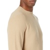 Amazon Essentials Men’s Oversized Crewneck Sweater, Textured, Loose Fit(Tan)