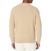 Amazon Essentials Men’s Oversized Crewneck Sweater, Textured, Loose Fit(Tan)
