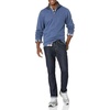 Amazon Essentials Men’s Quarter-Zip French Rib Mock Neck Sweater, Casual Wear(Blue Heather)