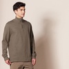 Amazon Essentials Men’s Quarter-Zip French Rib Mock Neck Sweater, Casual Wear(Brown Heather)