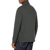 Amazon Essentials Men’s Quarter-Zip French Rib Mock Neck Sweater, Casual Wear(Charcoal Heather)