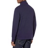 Amazon Essentials Men’s Quarter-Zip French Rib Mock Neck Sweater, Casual Wear(Navy)