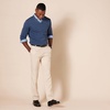 Amazon Essentials Men’s Regular Fit Cotton V-Neck Pullover Sweater (Available in Big & Tall)(Blue Heather)